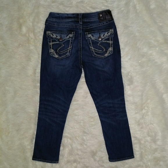 Silver Suki High Capri Fluid Denim - Picture 6 of 6
